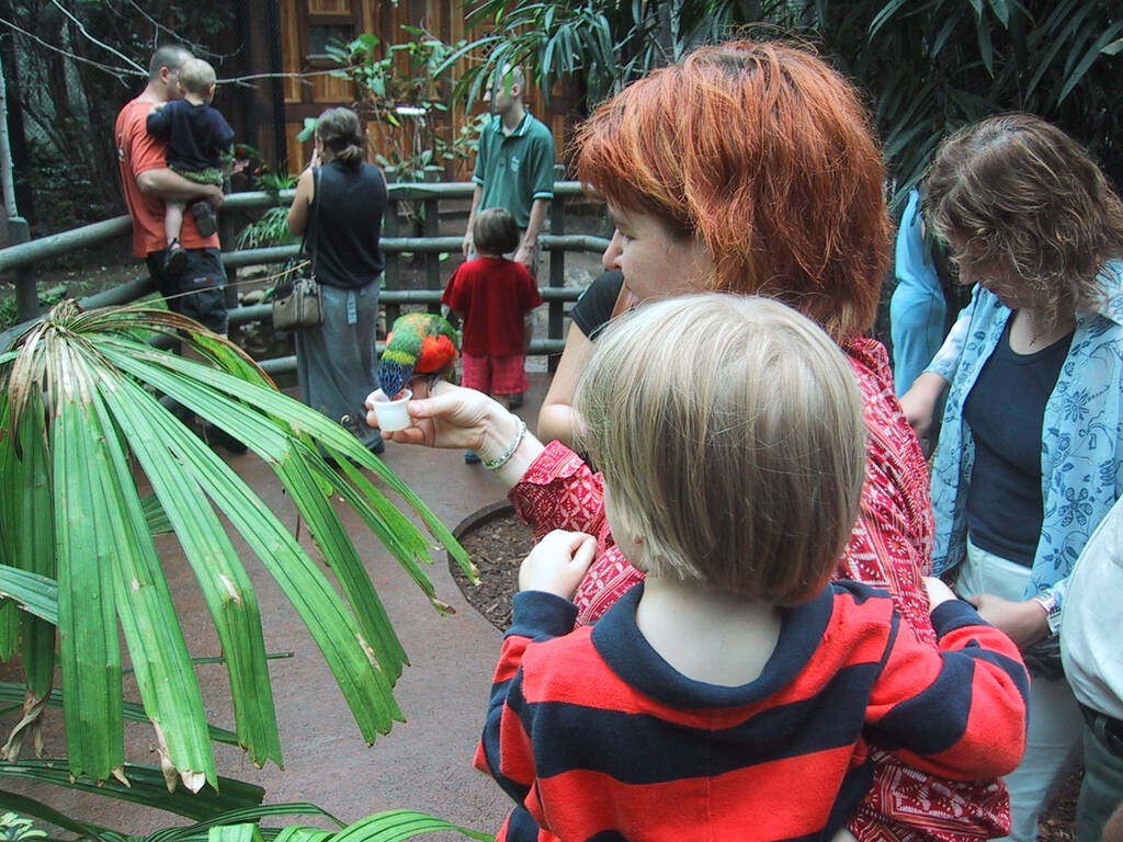 At the zoo in Quebec City